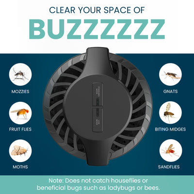 Indoor Mosquito & Bug Trap - Black